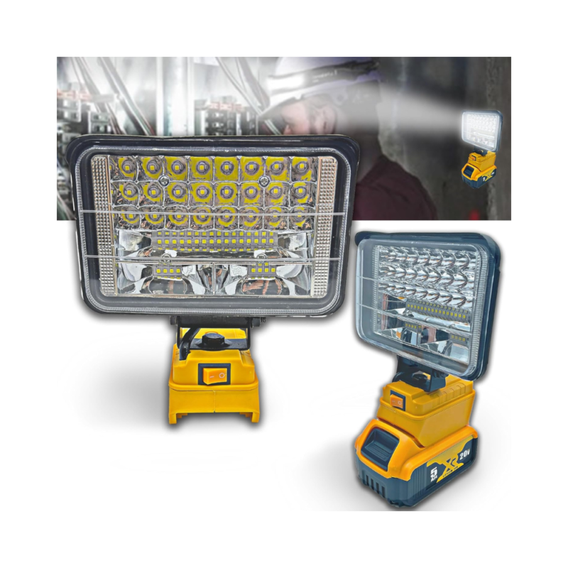 Farol 60w con puerto USB DEWALT 20v