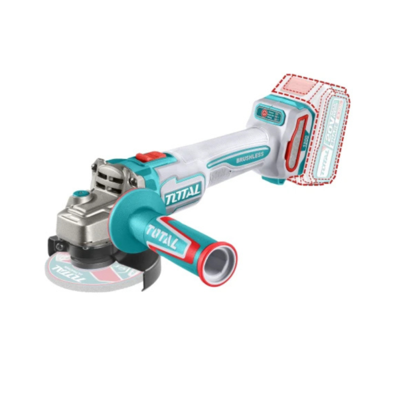 Amoladora Angular 5" Inalámbrica A Batería 20v - Sin Carbones TAGLI221253