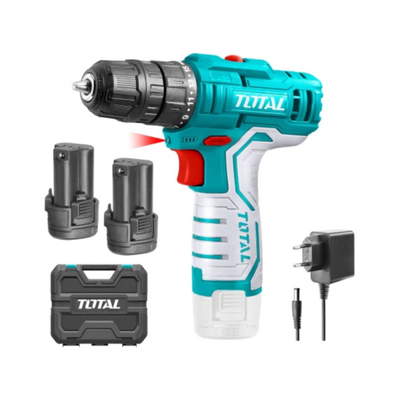 Atornillador Inalámbrico 12v - Doble Batería Y Maletín TDLI12208