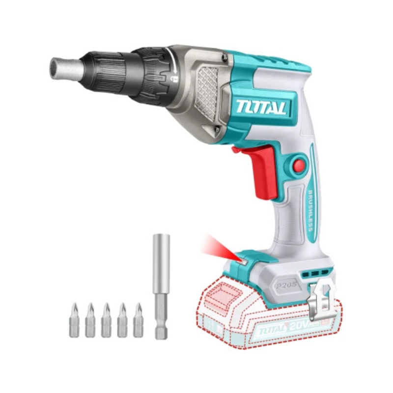 Taladro Atornillador Inalámbrico Para Yeso A Batería 20v - Sin Carbones TDSLI20428