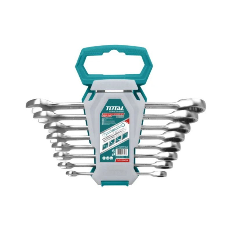 Set De 8 Llaves Combinadas Con Crique THT102RK086