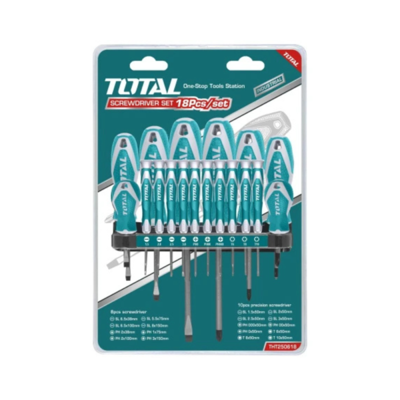 Set De Destornilladores 18 Unidades THT250618