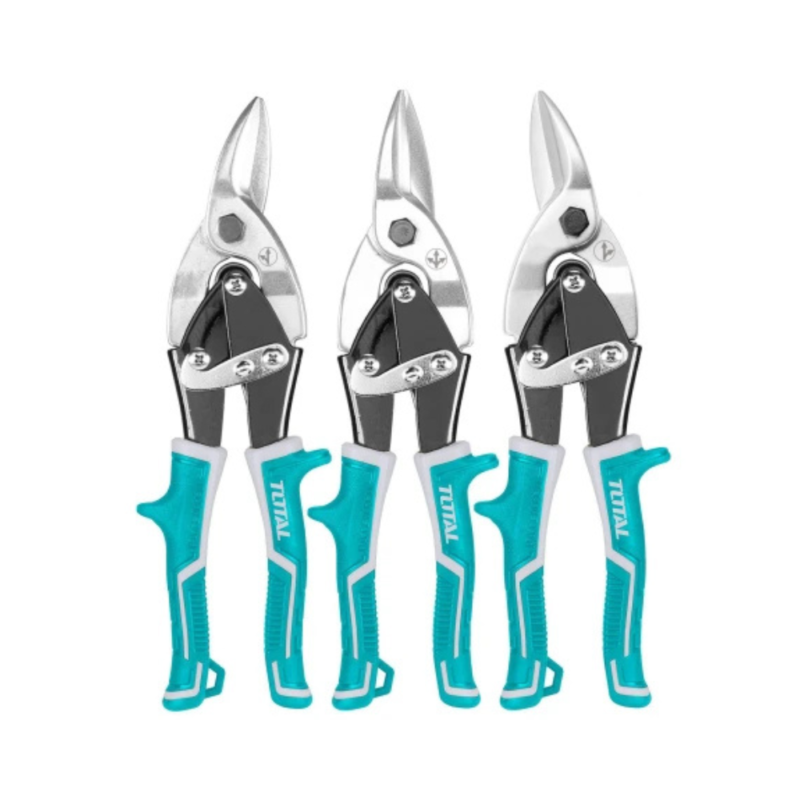 Set De 3 Tijeras Corta Chapa - Recta, Derecha, Izquierda THT520106K