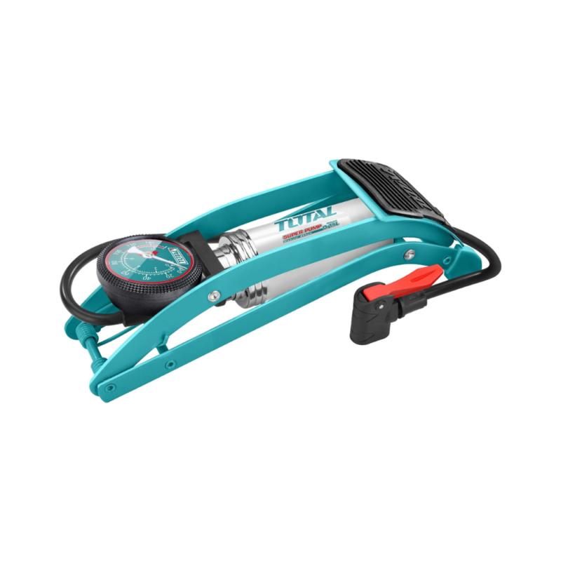 Inflador De Pie Con Manómetro 150Psi TMPP5511