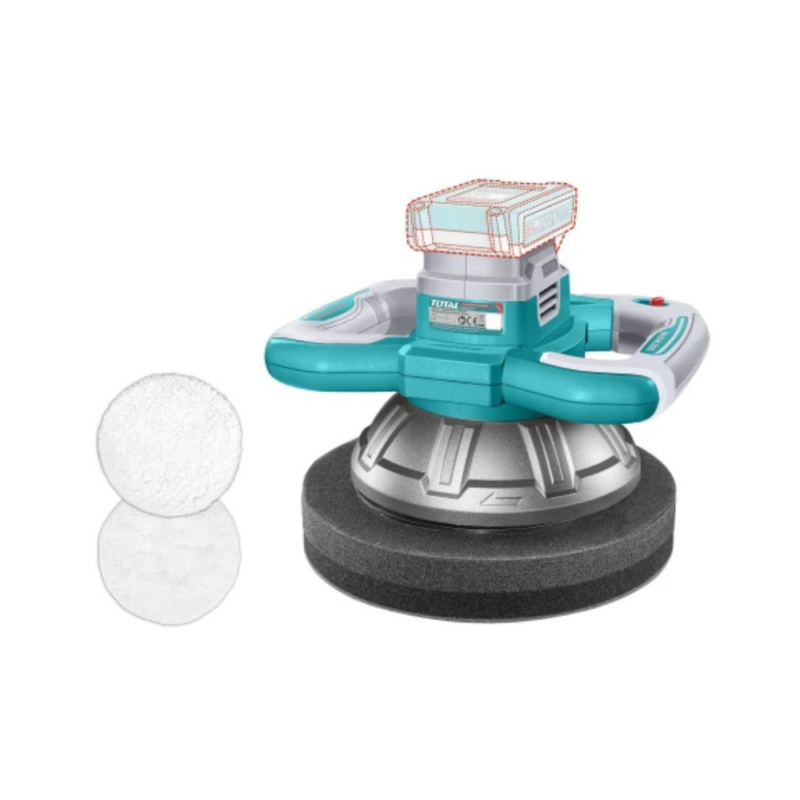 Pulidora Orbital 10'' 254mm Inalámbrica A Batería 20v - Sin Carbones TOPLI202548
