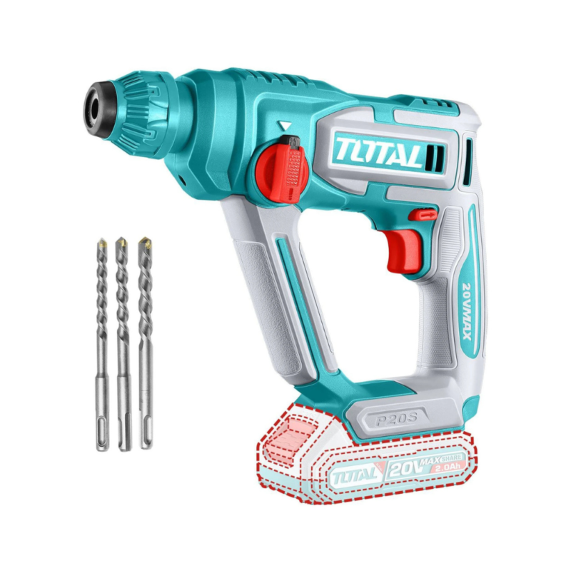 Rotomartillo SDS Plus Inalámbrico A Batería 20v TRHLI20168