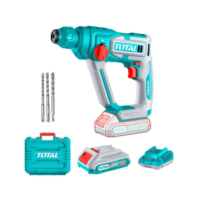 Rotomartillo SDS Plus Inalámbrico 20v - 1 Batería 2.0Ah TRHLI201681