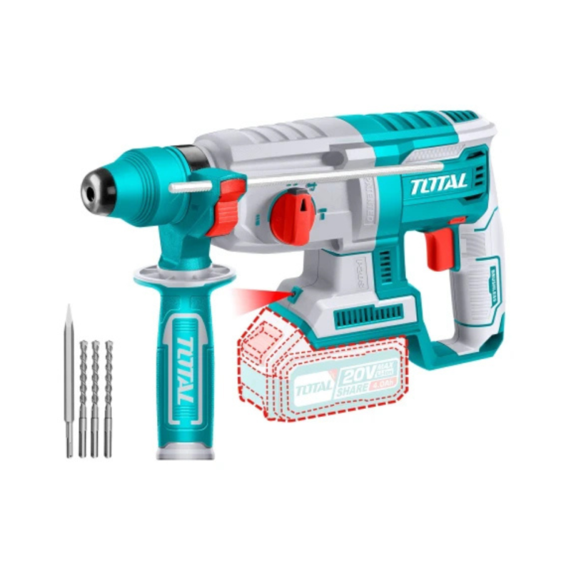 Rotomartillo SDS Plus Inalámbrico A Batería 20v - Sin Carbones TRHLI20228